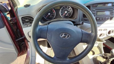 2007 Hyundai Accent Steering Wheel