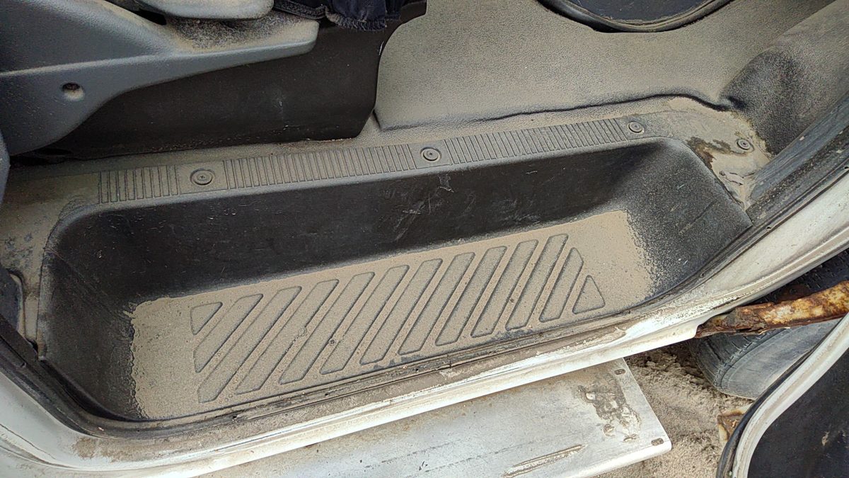 1996 Ford Van E250 Passenger Right Lower Sill Step Moulding Trim Panel Oem Gray