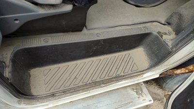 1996 Ford Van E250 Passenger Right Lower Sill Step Moulding Trim Panel Oem Gray