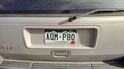 1994 Jeep Grand Cherokee License Plate Trim Surround Panel Oem Tail Trunk Finish