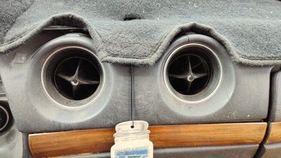 1977-1981 Mercedes 300Td Center Dash Heater Vent Assembly Oem Ac Brown