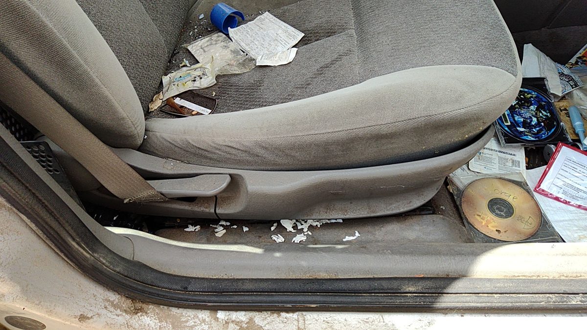 2002 Saturn L100 Passenger Right Side Seat Trim Panel Oem Gray 96B