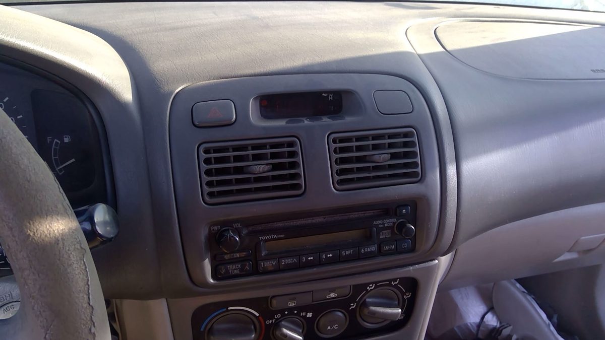 1998-2002 Toyota Corolla Radio Trim Bezel Oem Surround Dash Panel 5530002010B0