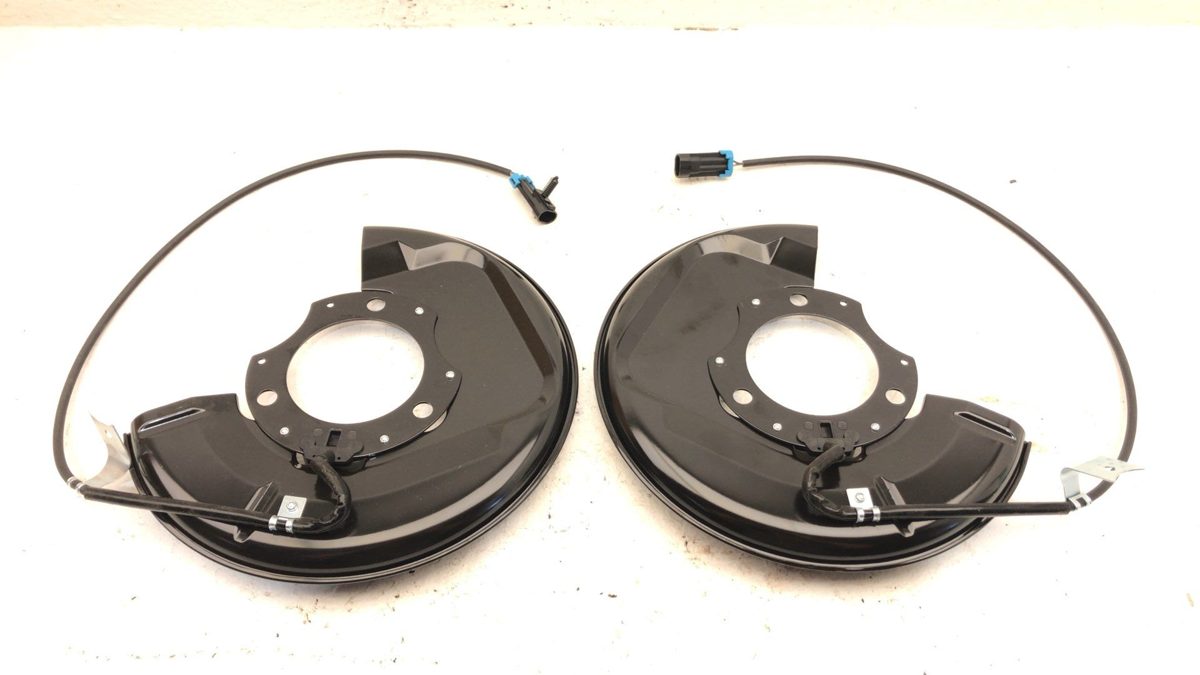 1996 S10 Blazer Wheel Speed Pair Front Abs Sensor And Dust Shield Oem 530458