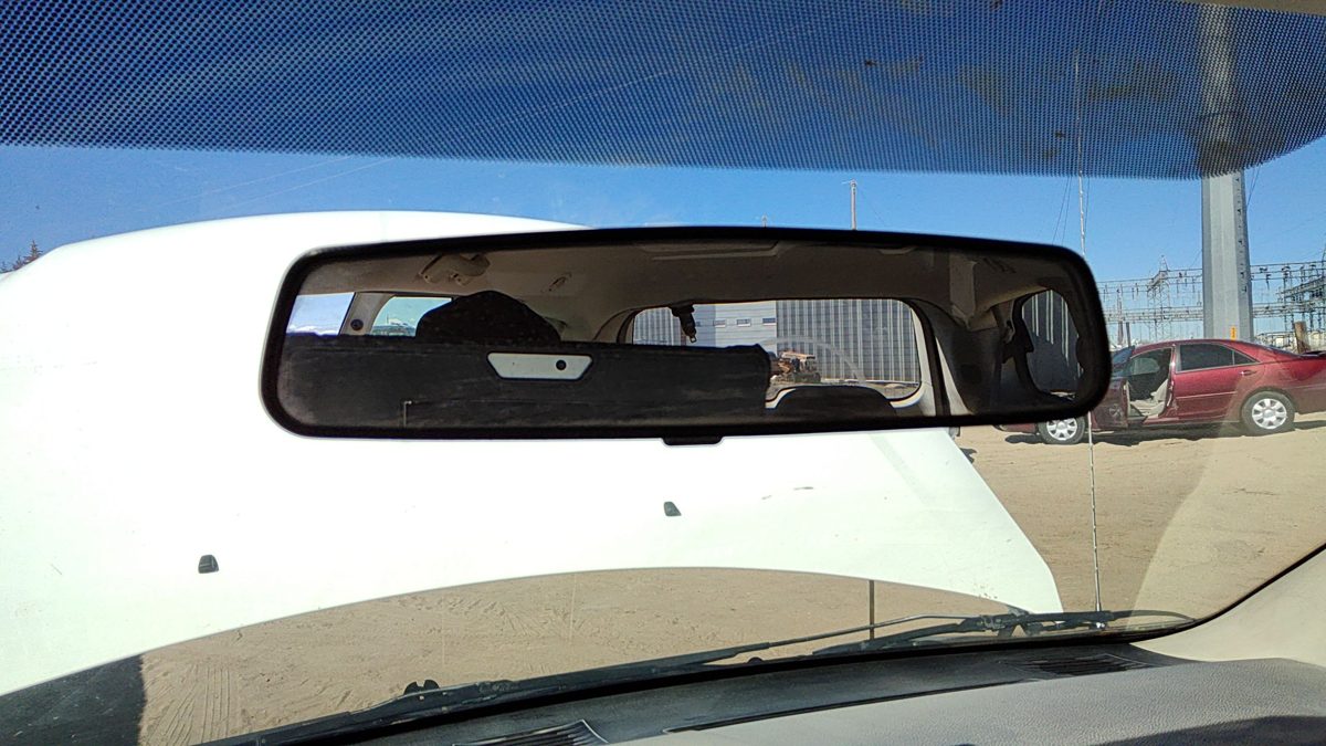 2008 Dodge Grand Caravan Inside Rear View Mirror Oem Windshield Mounted