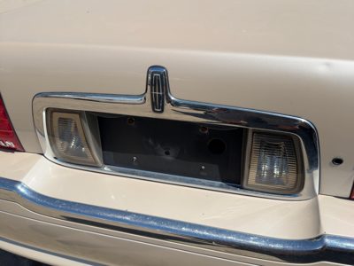 2000-2006 Lincoln LS License Plate Trim Surround Panel Tail Trunk Finish OEM
