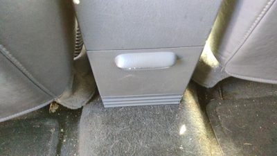 2004-2005 Ford Explorer Slide Out Dash Mounted Cup Holder Assembly Rt Graphite