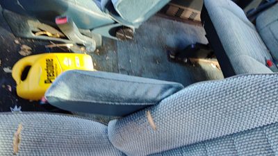 1985-1995 Gmc Safari Driver Left Front Inner Arm Rest Side Seat Oem 15591931