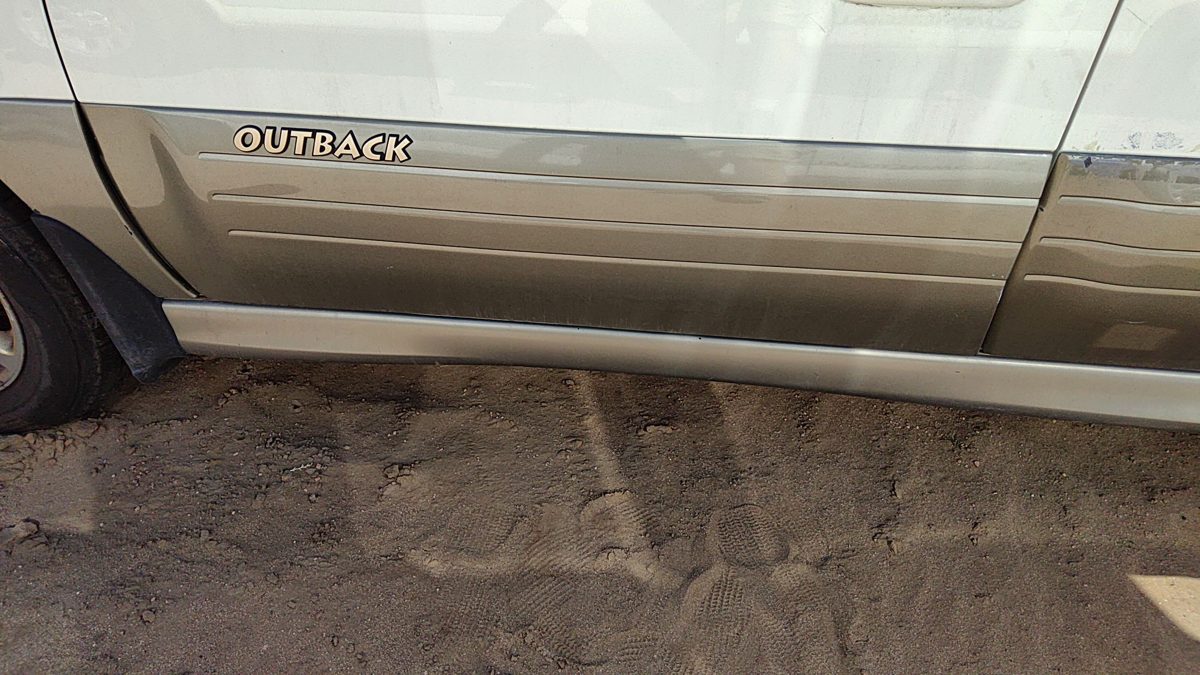 2000-2004 Legacy Outback Driver Left Front Moulding From Door Oem Trim Strip