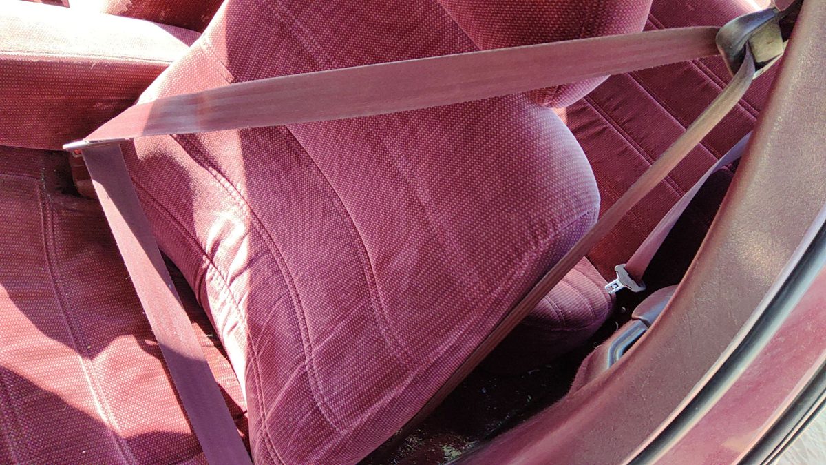 1995 Chevy Lumina Driver Left Front Seat Belt Retractor Oem Shoulder Red