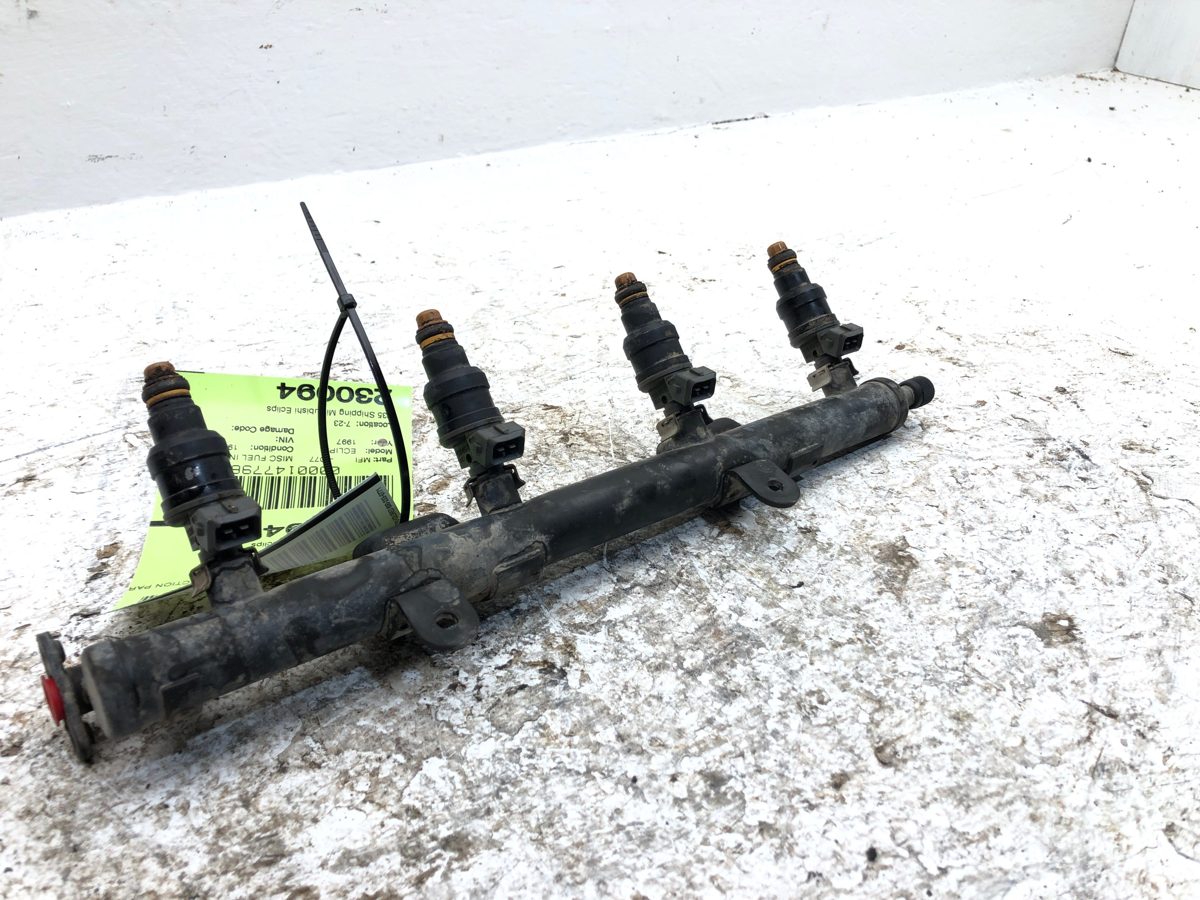 1995-1999 Mitsubishi Eclipse Complete Fuel Rail with Injectors Set Loaded 2.0L