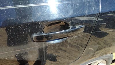 2007-2012 Nissan Sentra Driver Left Rear Outside Door Handle Oem Back Black Kh3