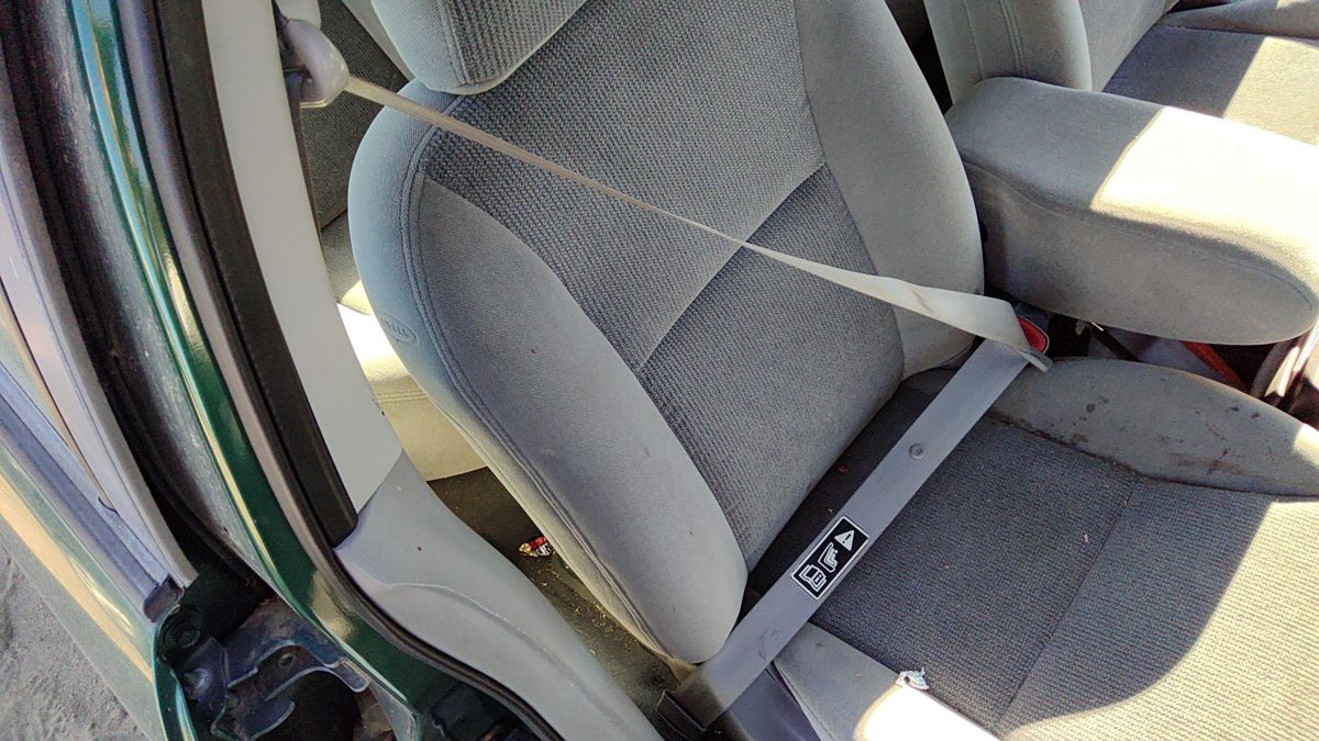 2000 Ford Taurus Passenger Right Front Seat Belt Retractor Oem Shoulder Gray