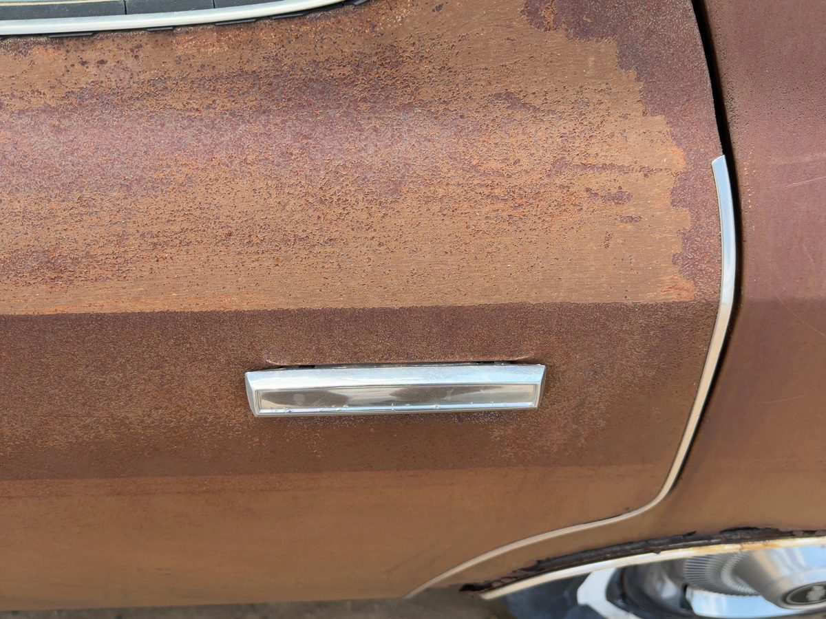 1974 Chevy Impala Driver Left Rear Outside Door Handle Oem Back