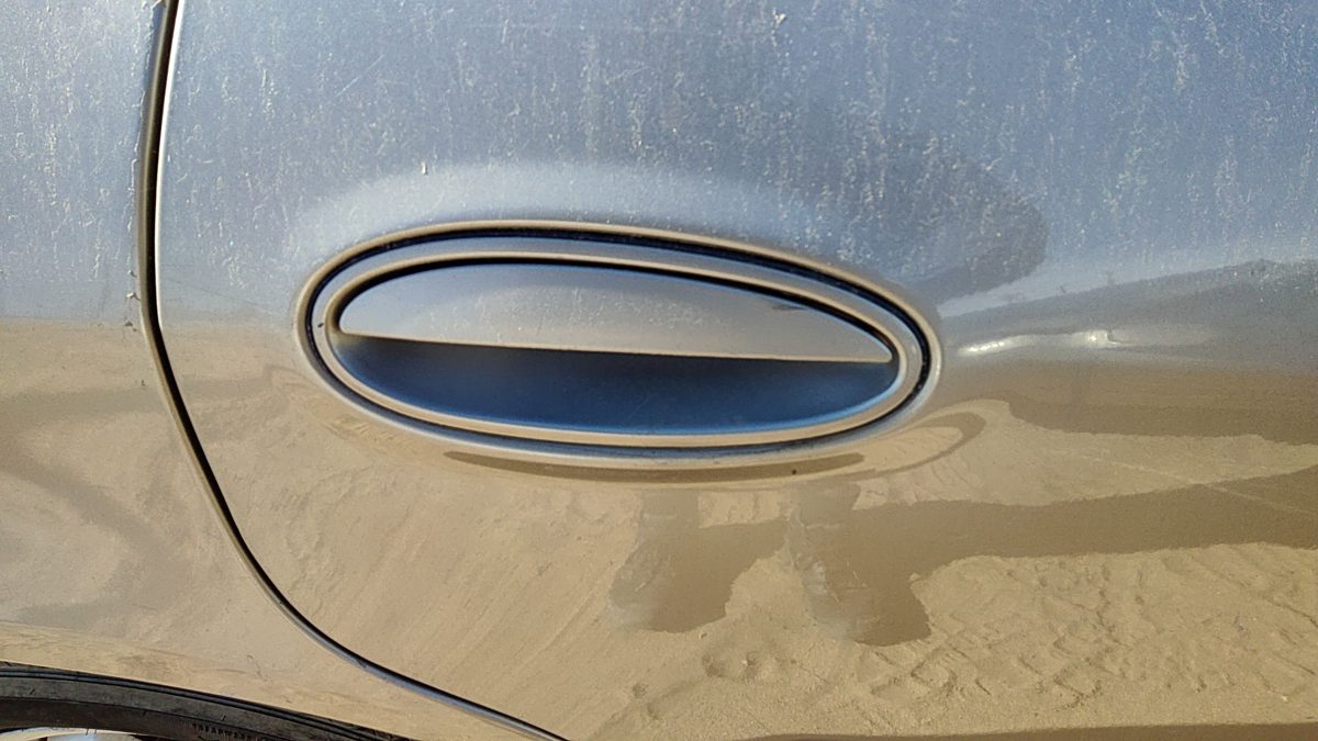 00-05 Chevy Impala Passenger Right Rear Outside Door Handle Oem Back Gold 49U