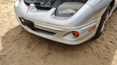 2000-2002 Pontiac Sunfire Front Bumper Cover Assembly Oem Silver 95U 12335339
