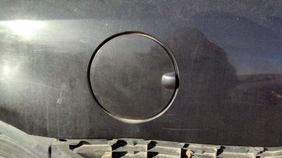 10-12 Fusion Fuel Tank Door With Hinge Gas Lid Filler Uh Tuxedo Black Metallic