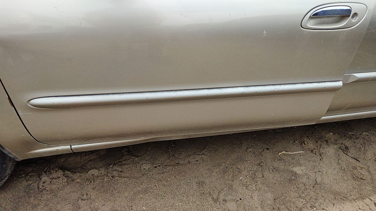 2000-2001 Nissan Maxima Driver Left Front Moulding From Door Oem Trim Strip Gold