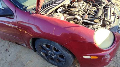 2000-2005 Dodge Neon Passenger Right Front Fender Oem Maroon 05012670Ad
