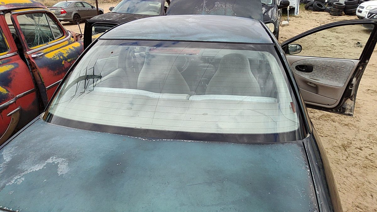 1996-1997 Saturn Sl1 Back Glass Rear Window Oem 21172094