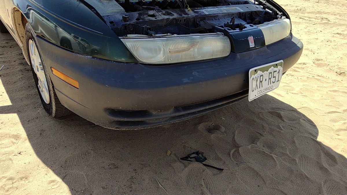 1996-1999 Saturn Sl1 Front Bumper Cover Assembly Oem 21110670
