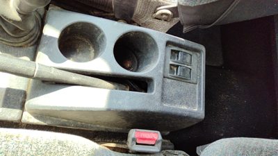 1996-1998 Suzuki Sidekick Center Floor Console Assembly Oem Gray Gri