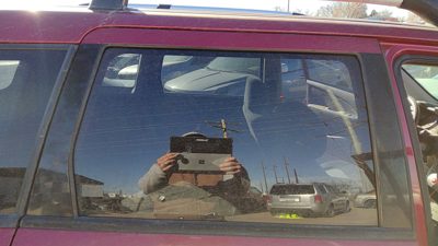 2003-2006 Mitsubishi Outlander Passenger Right Rear Side Window Door Glass Back