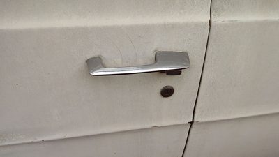 1974 Dodge Van B200 Driver Left Front Outside Door Handle Oem White