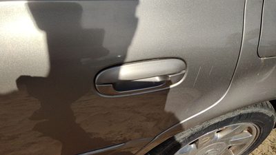 2000-05 Cadillac Deville Dts Driver Left Rear Outside Door Handle Back Shale 156