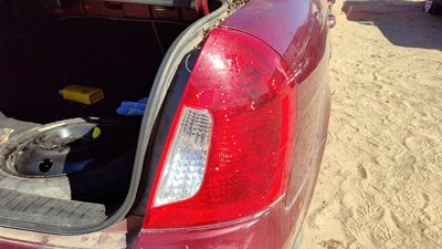 2006-2011 Hyundai Accent Passenger Right Tail Light Brake Lamp Oem Rear 4 Door