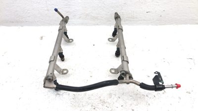 2005-2009 Land Rover Lr3 Complete Fuel Rail With Injectors Set Loaded Oem 4.0L