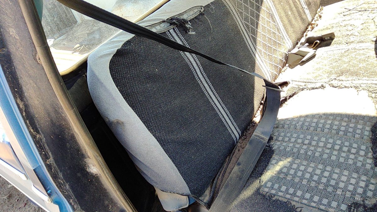 1982 Ford F150 Passenger Right Front Seat Belt Retractor Oem Shoulder Blue