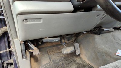 2003-2004 F350 Powerstroke Lower Dash Under Column Knee Bolster Trim Panel Gray