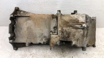 2003-2009 Chevy Trail Blazer Engine Oil Pan With Good Drain Plug Oem 4.2L