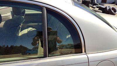 1997-2005 Park Ave Ultra Driver Left Rear Vent Window Back Door Glass With Frame