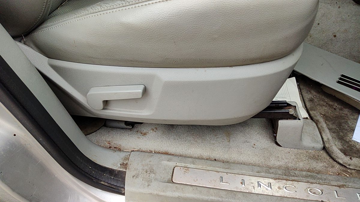 2003 Lincoln Aviator Passenger Right Side Seat Trim Panel Oem Gray Bl
