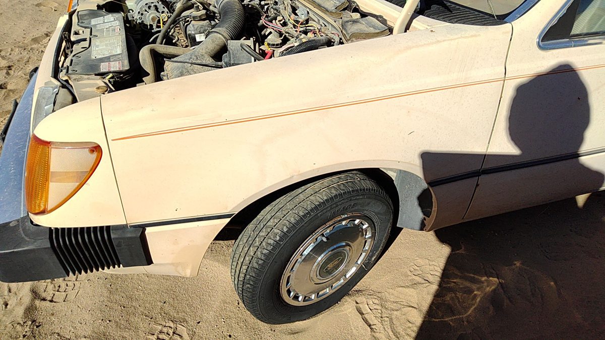 1984-1987 Ford Tempo Driver Left Front Fender Oem Tan E73z16005a