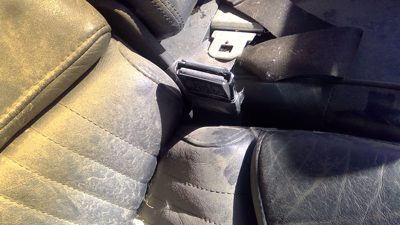 91-96 Buick Park Ave Passenger Right Front Seat Belt Buckle Receiver Oem Gray