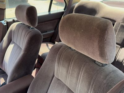 1986-1989 Honda Accord Lx Pair Of Front Headrests Oem Left Right Set Seat Maroon
