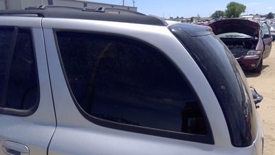 2004-2007 Buick Rainier Driver Left Rear Quarter Glass Back Side Window Oem