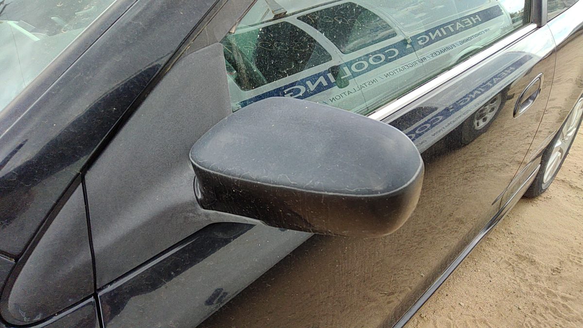 02-05 Honda Civic Hatchback Si Driver Left Side Mirror Door Mounted Black Nbp