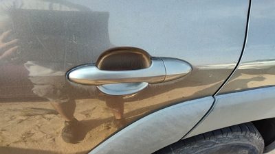 2001-2006 Mazda Tribute Driver Left Rear Outside Door Handle Oem Back Gray Cx