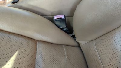 2000-2005 Mercedes Ml350 Driver Left Front Seat Belt Buckle Receiver Oem Tan