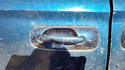 2001-2007 Dodge Caravan Passenger Right Rear Outside Door Handle Oem Back Blue