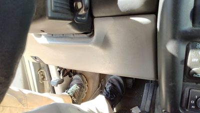 2000 Chevy Venture Lower Dash Under Column Knee Bolster Trim Panel Oem Gray