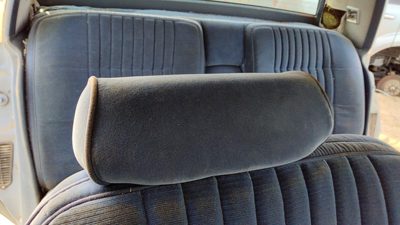 1984 Deville Sedan Rh Passenger Right Head Rest Oem Cloth Blue