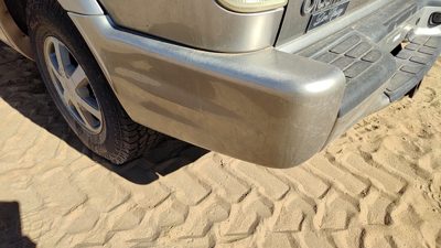 98-01 Olds Bravada Driver left Rear Bumper End Cap Assembly Oem Back Pewter 11u