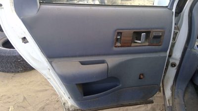 1994 Chevy Caprice Driver Left Rear Inside Door Trim Panel Only Oem Back Blue
