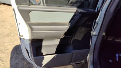 04-07 Titan Driver Left Rear Door Trim Panel With Switches Back W Graphite