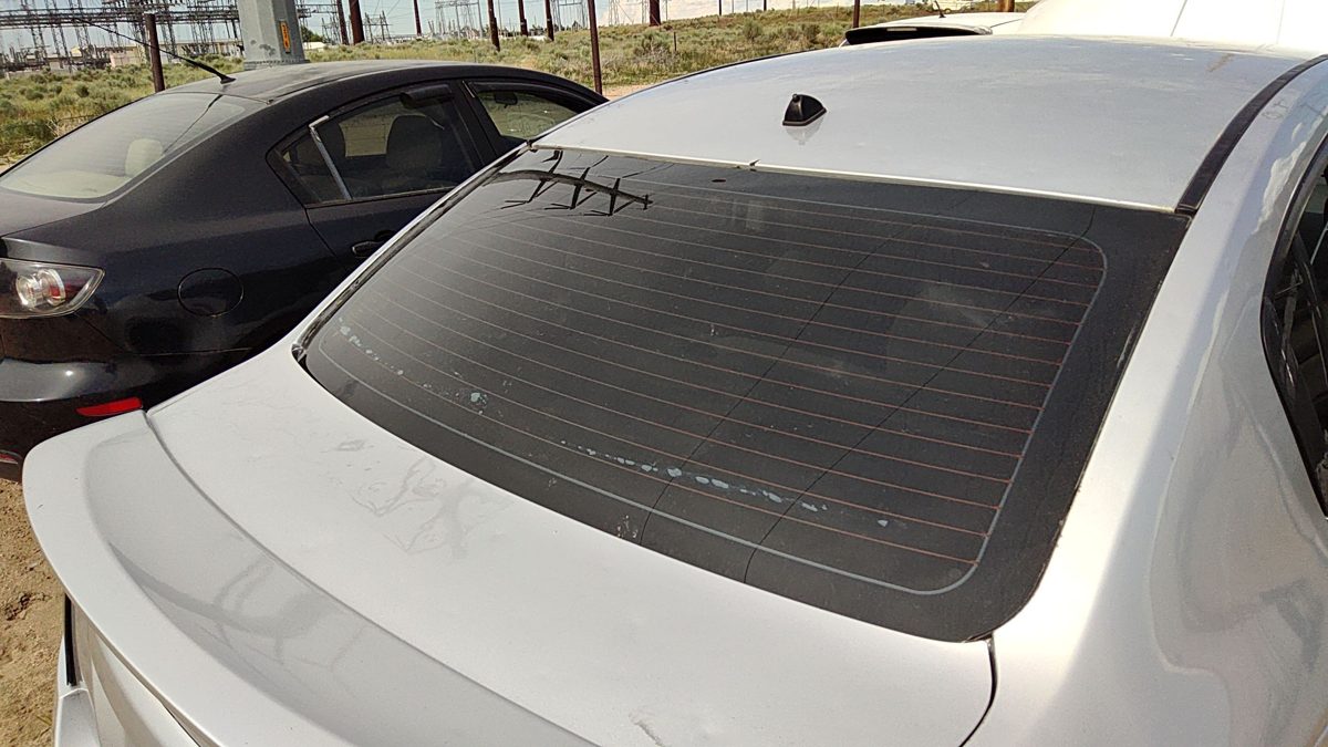 2007-2012 Nissan Sentra Sr Back Glass Rear Window Oem 79712Ze80a